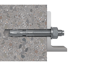 10 Un. Bucha com Perno de Ancoragem em Aço Inox A4 FBN II 8X70 (8/10) FISCHER