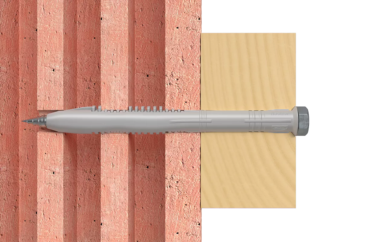 10 Un. Bucha Nylon com Parafuso Cabeça Sextavada Zincado FUR 10x160 SS FISCHER 2