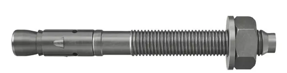 5 Un. Bucha com Perno de ancoragem em Aço Zincado FAZ 20X170 (20/30) FISCHER 1