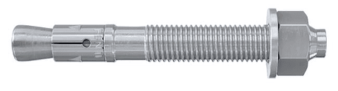 5 Un. Bucha com Perno de ancoragem em Aço Zincado FBN 20X165 (20/20) FISCHER