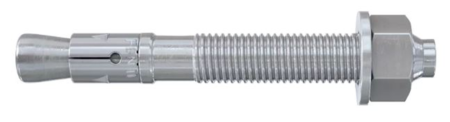 5 Un. Bucha com Perno de ancoragem em Aço Zincado FBN 20X165 (20/20) FISCHER 1