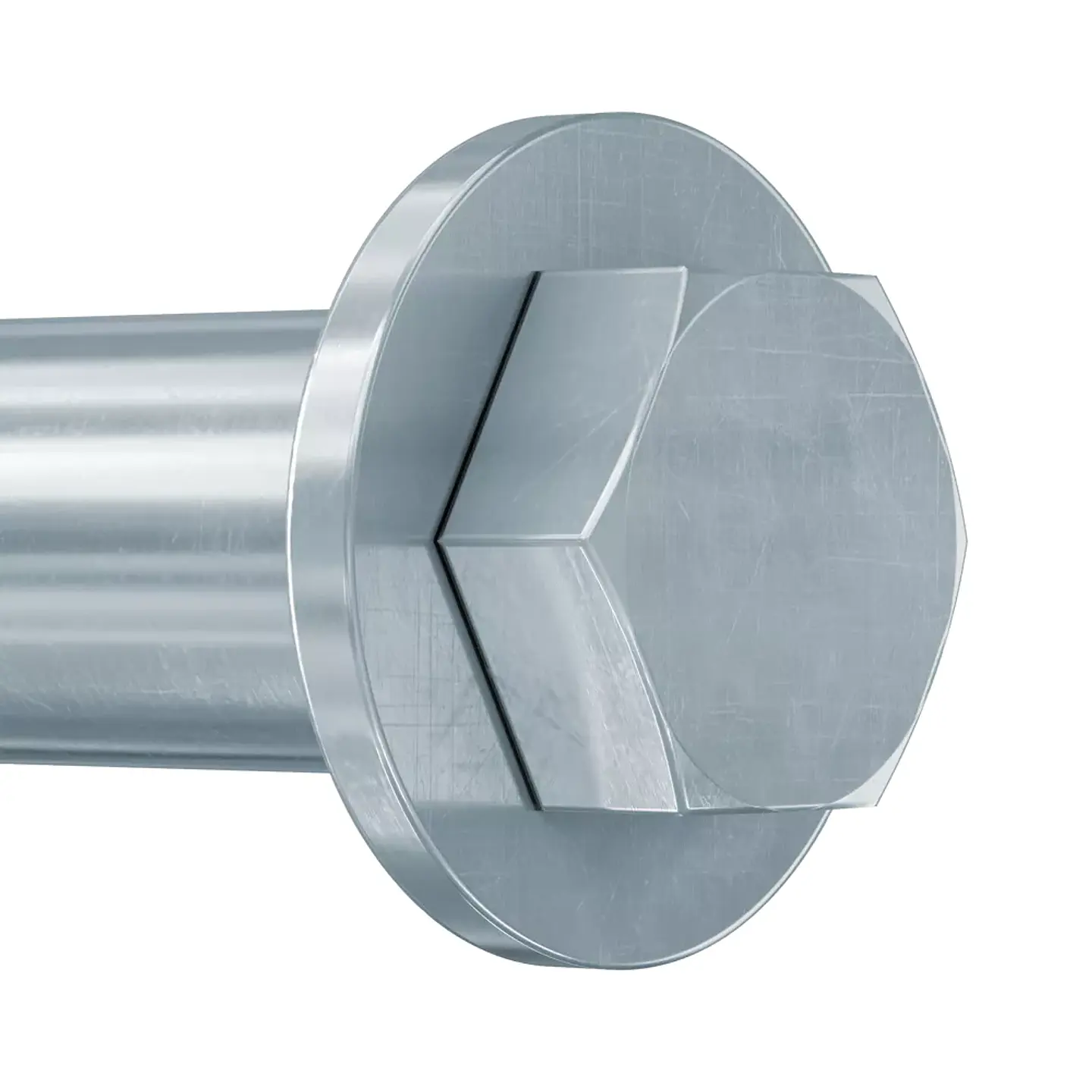 5 Un. Bucha com Parafuso sextavdo em Aço Zincado FH II M16X150 (24/25) S FISCHER   2