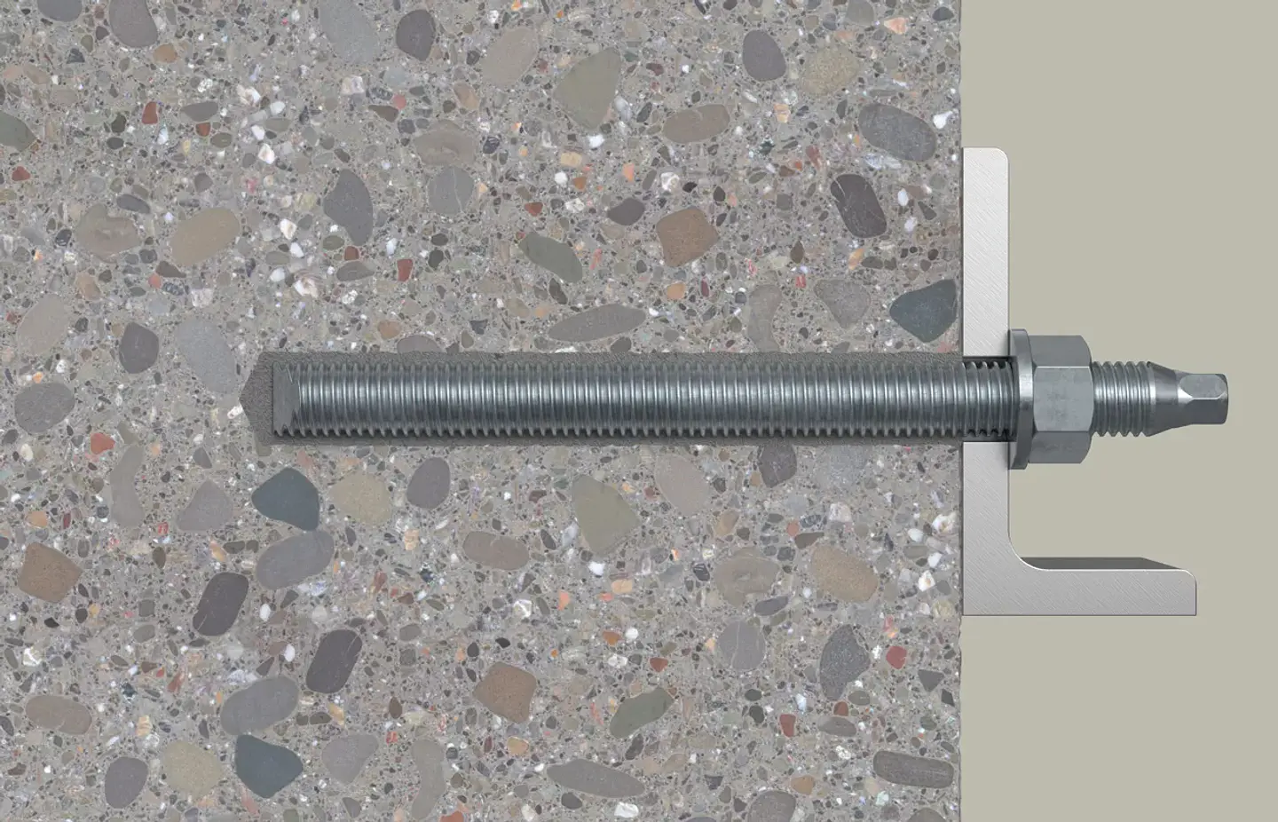 10 Un. Varão Roscado em Aço Galvanizado Grau 5.8 RG M10x130mm FISCHER  2