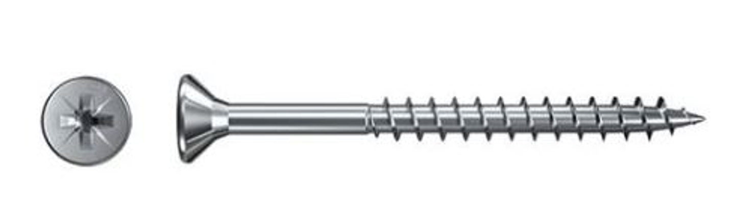 Parafuso Universal Pozidrive Zincado FSP-SZ 4,5X50 ZPF (500 Un.) FISCHER  1