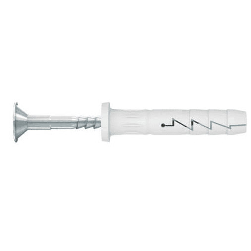 100 Un. Bucha Nylon Tapit com Parafuso Zincado R-FX-N-C 6X40 RAWLPLUG  1