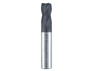 Fresa Frontal em Metal Duro Curta VHM Z=4 Ø12,0mm ALUNIT MAYKESTAG