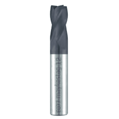 Fresa Frontal em Metal Duro Curta VHM Z=4 Ø6,0mm ALUNIT MAYKESTAG   1