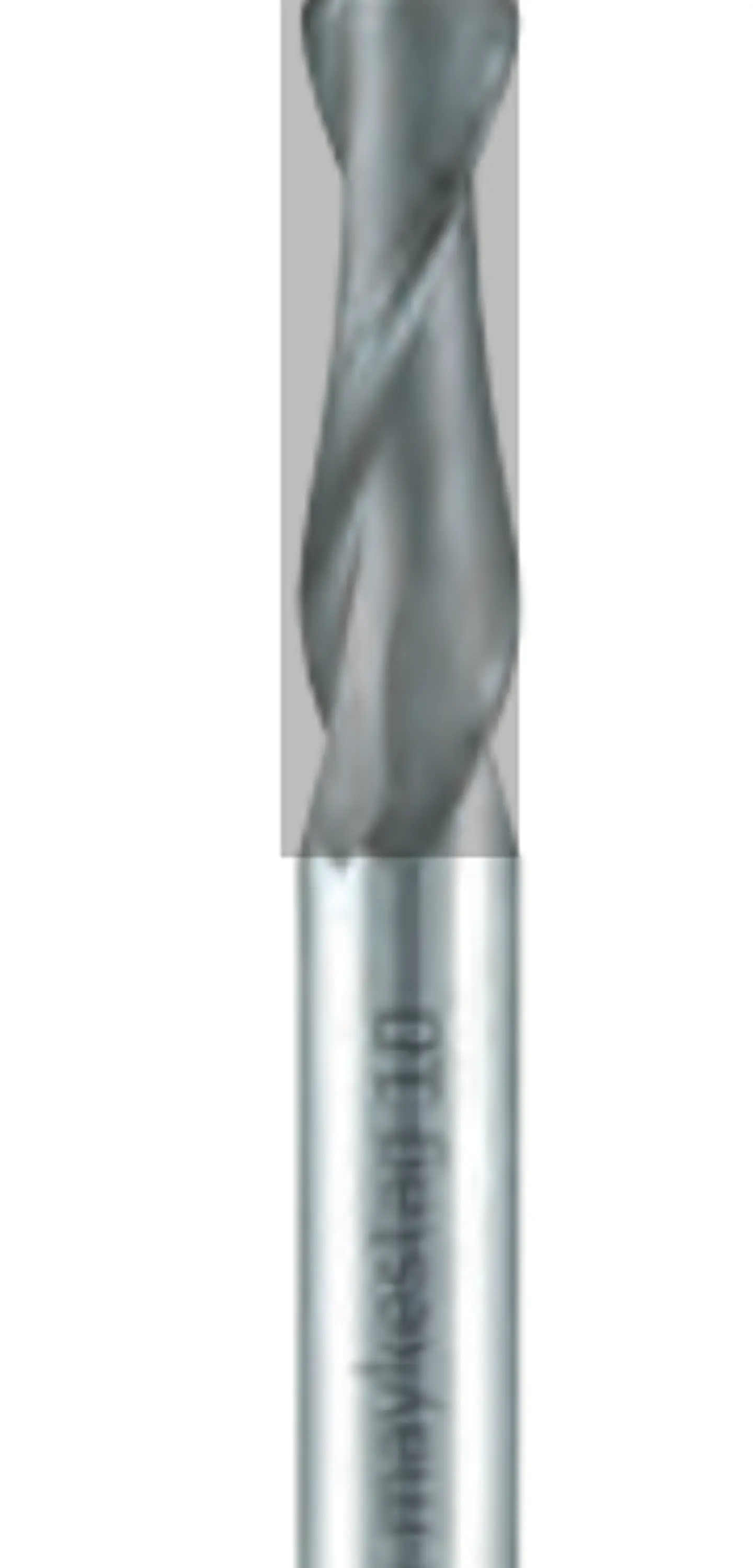 Fresa Frontal Esfera em Metal Duro Longa VHM Z=2 Ø10,0mm ALUNIT MAYKESTAG   1
