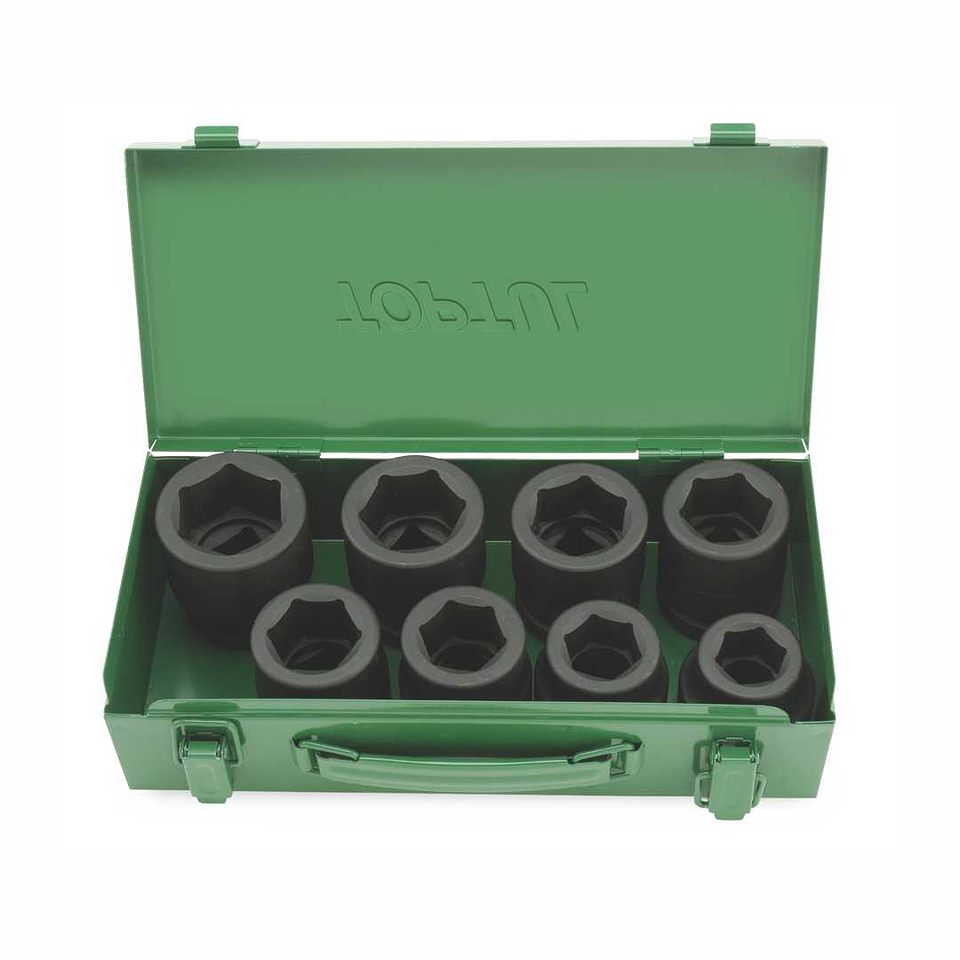 Jogo de Chaves de Impacto 1'' - 6 Faces GDAD0803 TOPTUL 1