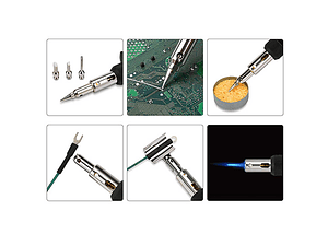 Conjunto de ferro de soldar a gás EGAE0801 TOPTUL