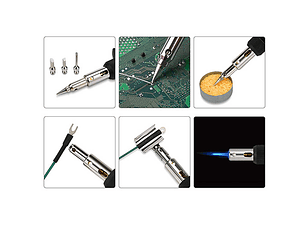 Conjunto de ferro de soldar a gás EGAE0801 TOPTUL