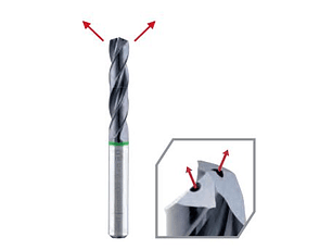 Broca Cilindrica com Lubrificação Interna DIN6537 VHM Ø8,5mm MAYKESTAG