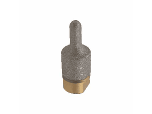 Fresa de Diamante Grão Fino de Ø25X10mm Duo MUSSOL