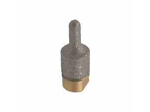 Fresa de Diamante Grão Fino de Ø25X10mm Duo MUSSOL