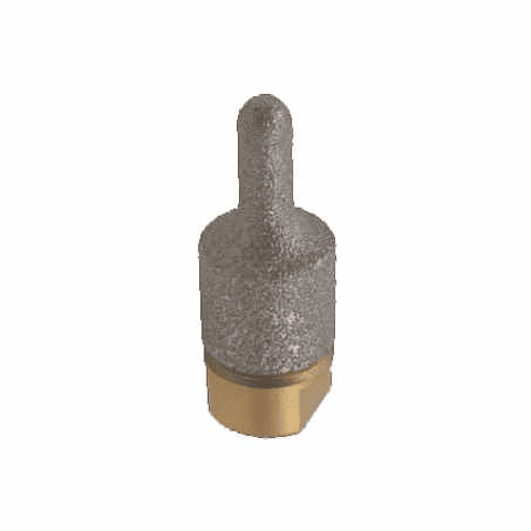 Fresa de Diamante Grão Fino de Ø25X10mm Duo MUSSOL