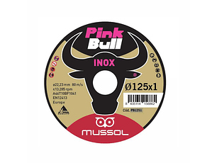 Disco de corte inox extrafino 125 mm PB1251 PINK BULL MUSSOL