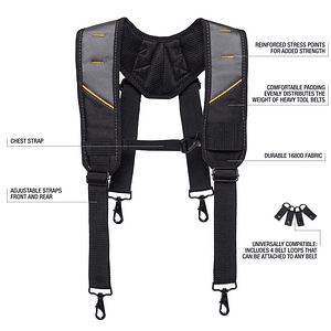 Alças Acolchoadas TB-CT-51P TOUGHBUILT