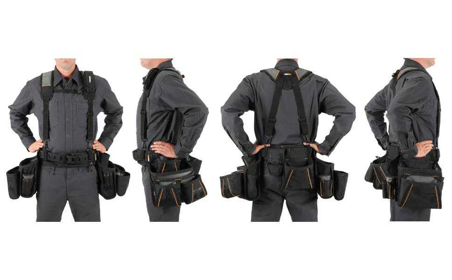 Conjunto de Cinto com alças para Construção Civil TB-301-6 TOUGHBUILT 4