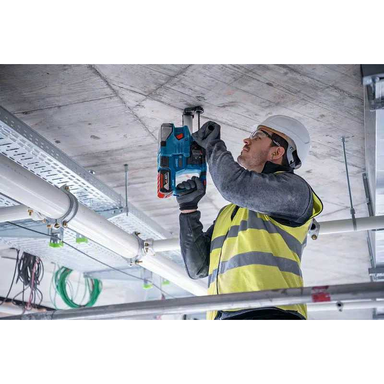 Martelo perfurador SDS plus sem fio GBH 18V-22 + Mala L-BOXX 136 BOSCH 4