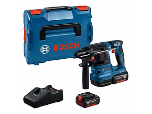 Martelo perfurador SDS plus sem fio GBH 18V-22 + 2 Baterias 18V 4.0Ah + Mala L-BOXX 136 BOSCH