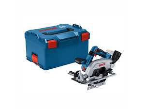 Serra circular sem fio com disco à esquerda GKS 18V-57-2 L + Mala L-BOXX 238 BOSCH