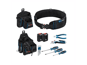 Conjunto de ferramentas manuais com bolsas e cinto BOSCH