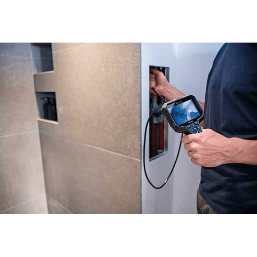 Câmara de inspecção de alta resolução GIC 12V-5-27 C + 1 bateria 12V 2.0Ah + Mala L-BOXX BOSCH 3