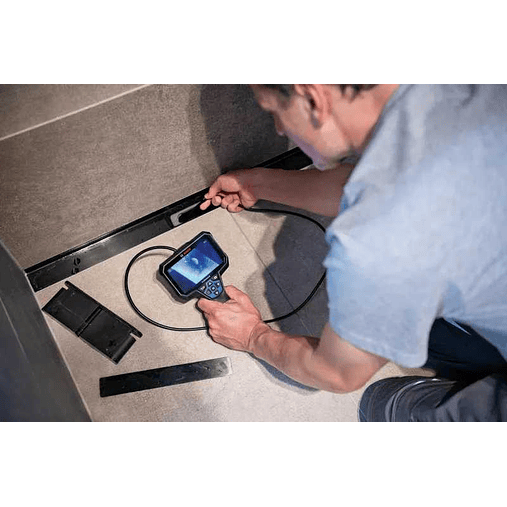 Câmara de inspecção de alta resolução GIC 12V-5-27 C + Mala L-BOXX BOSCH 6