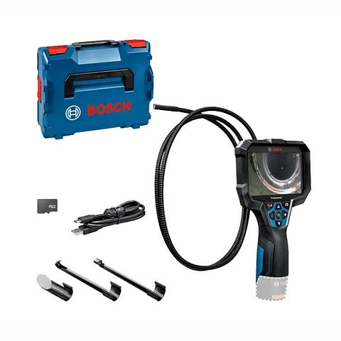 Câmara de inspecção de alta resolução GIC 12V-5-27 C + Mala L-BOXX BOSCH