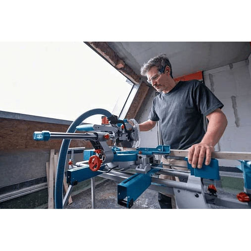 Serra de meia esquadria sem fio BITURBO GCM 18V-216 D BOSCH 5