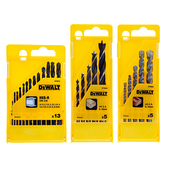 Kit 3 Jogos Brocas HSS+Diamante+Madeira DT71582 DEWALT