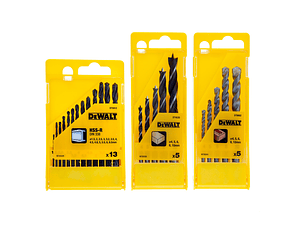 Kit 3 Jogos Brocas HSS+Diamante+Madeira DT71582 DEWALT