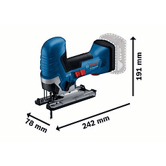 Serra vertical tico tico a bateria 18 Volts GST 18V-125 S BOSCH