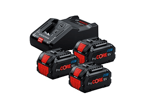 Conjunto 3 baterias ProCORE18V 8.0Ah + carregador GAL 18V-160 BOSCH 