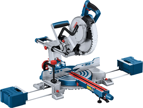 Serra de meia esquadria sem fio BITURBO GCM 18V-254 D BOSCH 