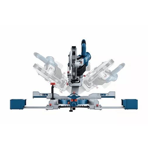 Serra de meia esquadria sem fio BITURBO GCM 18V-254 D BOSCH  4