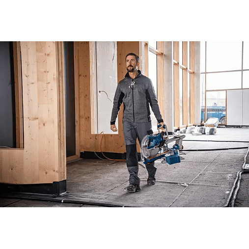 Serra de meia esquadria sem fio BITURBO GCM 18V-254 D BOSCH  5