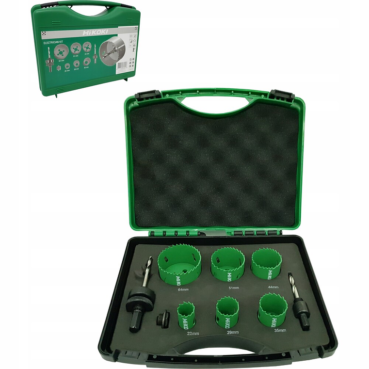 Conjunto de Serras Craneanas Bi-Metal 752172 HIKOKI (8 PCS) 1