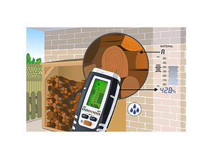 Medidor de Humidade com interface digital DampMaster Compact Plus LASERLINER