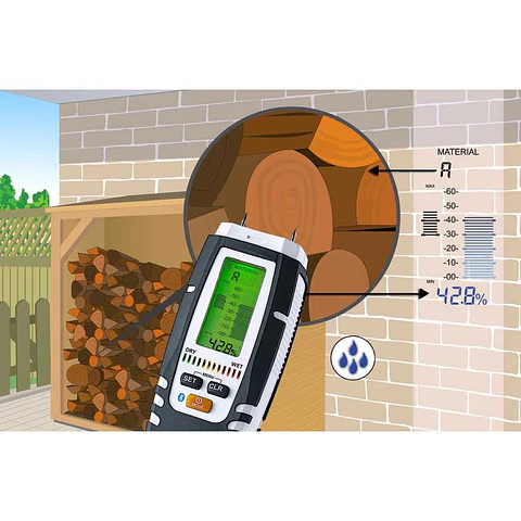Medidor de Humidade com interface digital DampMaster Compact Plus LASERLINER