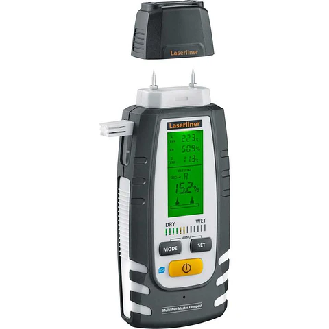 Medidor de Humidade com interface digital MultiWet-Master Compact Plus LASERLINER