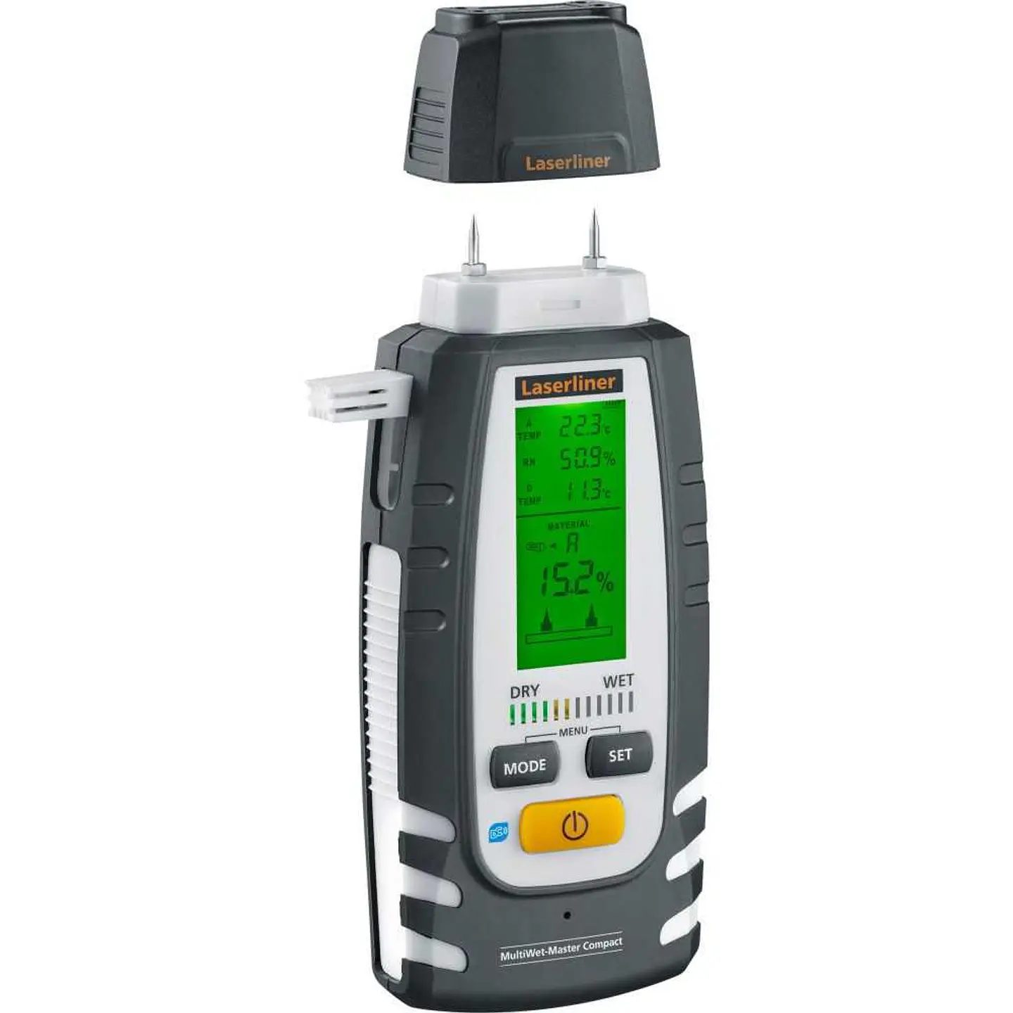 Medidor de Humidade com interface digital MultiWet-Master Compact Plus LASERLINER 1