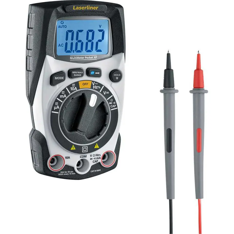Multímetro profissional de bolso MultiMeter Pocket XP LASERLINER 1