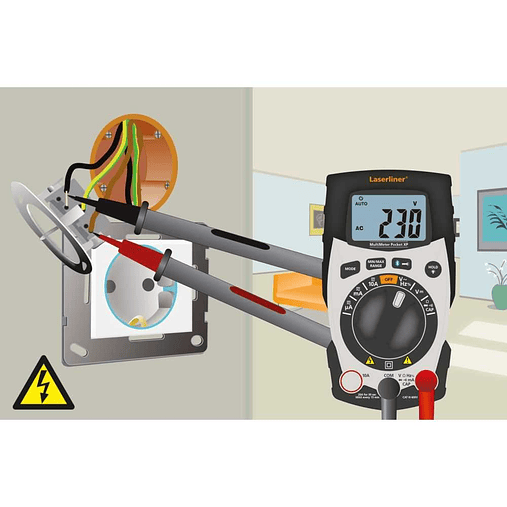 Multímetro profissional de bolso MultiMeter Pocket XP LASERLINER 5