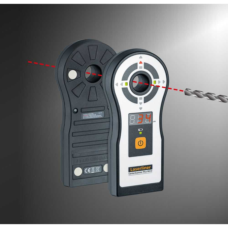 Aparelho de Controlo de Perfuração até 2.0 Metros CenterScanner Plus LASERLINER 3