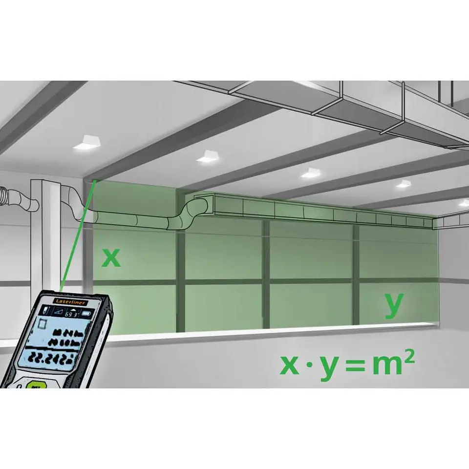 Medidor de Distancias LASER verde 70m LaserRange-Master Gi7 Pro LASERLINER 5