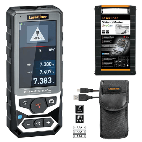 Medidor de distancias LASER 150m com câmara HD DistanceMaster LiveCam LASERLINER