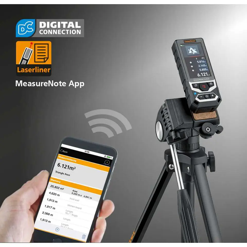 Medidor de distancias LASER 150m com câmara HD DistanceMaster LiveCam LASERLINER 5