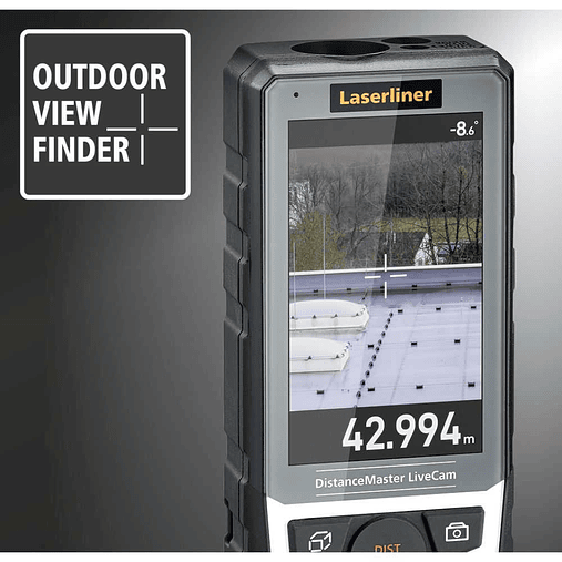 Medidor de distancias LASER 150m com câmara HD DistanceMaster LiveCam LASERLINER 6