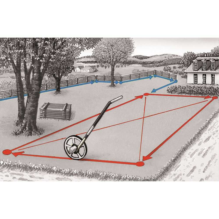 Roda métrica RollPilot X12 LASERLINER 7